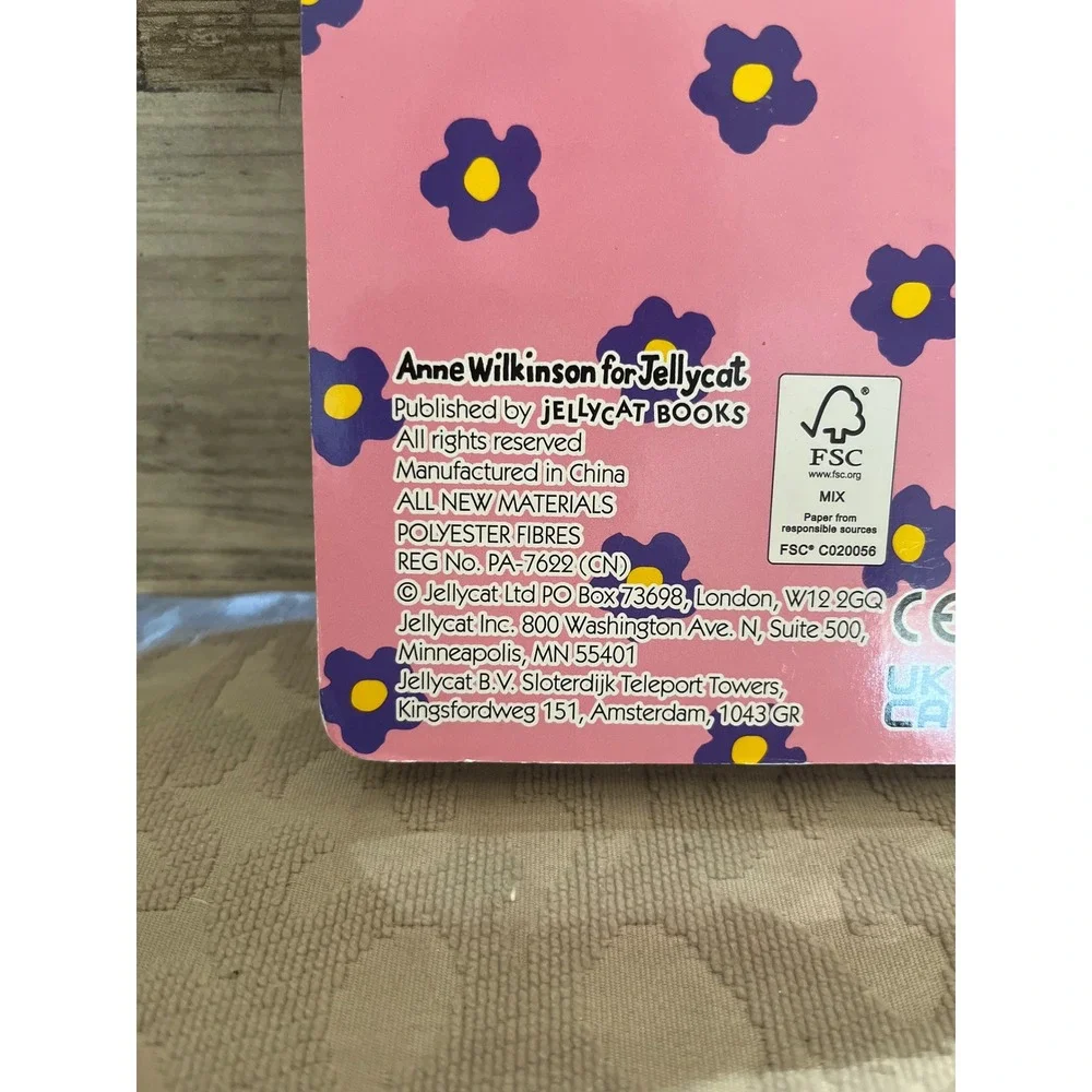 Jellycat If I Were a Kitty Board Book Anne Wilkinson Touch and Feel Sensory Toy
